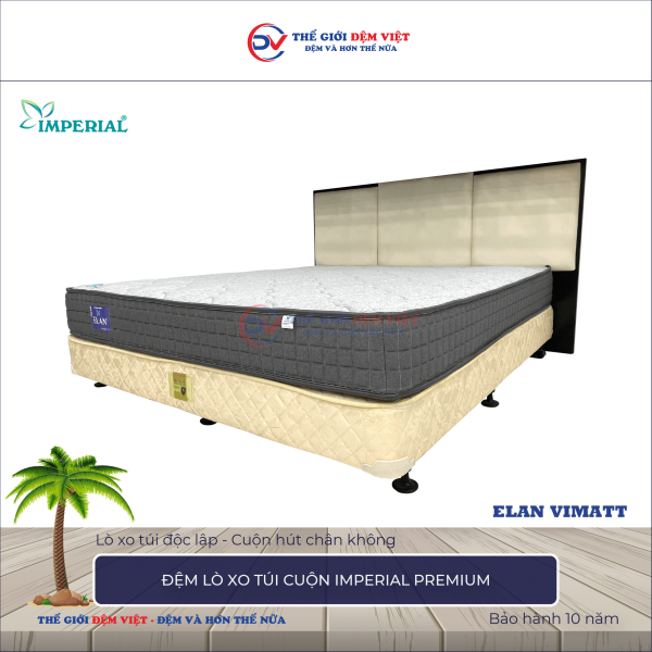 Đệm lò xo túi cuộn Elan IMPERIAL PREMIUM 3-2